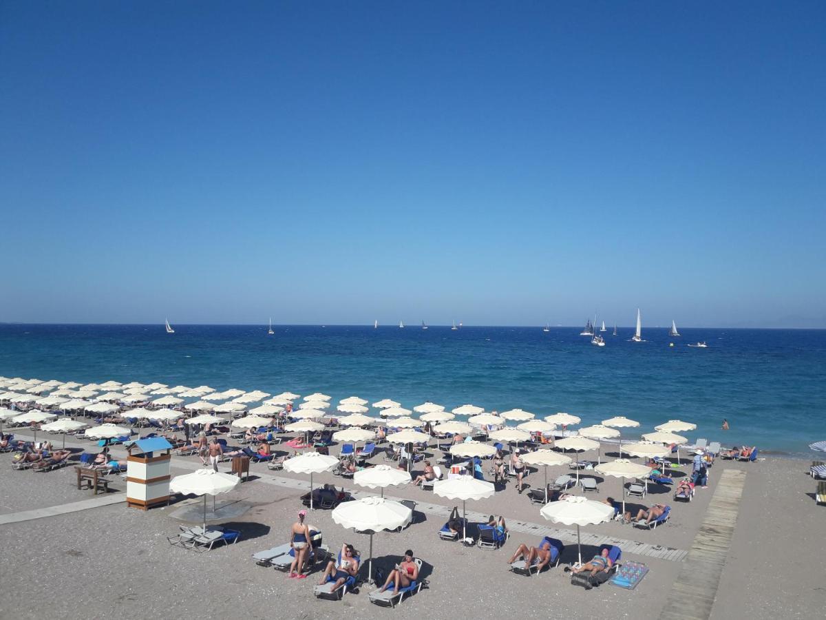 Lilian'S Seaview-Party Street-Youth Studios Rhodes City ภายนอก รูปภาพ